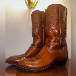 Lucchese | Shoes | Mens Lucchese Cowboy Boots Honey Brown  display picture 3